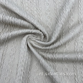 Polyester spandex jacquard gebreide stof